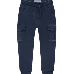 Broeken & Tuinbroeken|Broeken & Leggings*Stains & Stories peuter broek effen blauw Night Blue