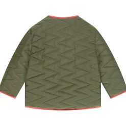 Jassen|Jassen*Stains & Stories peuter jas lange mouwen meerkleurig groen Beigebrown