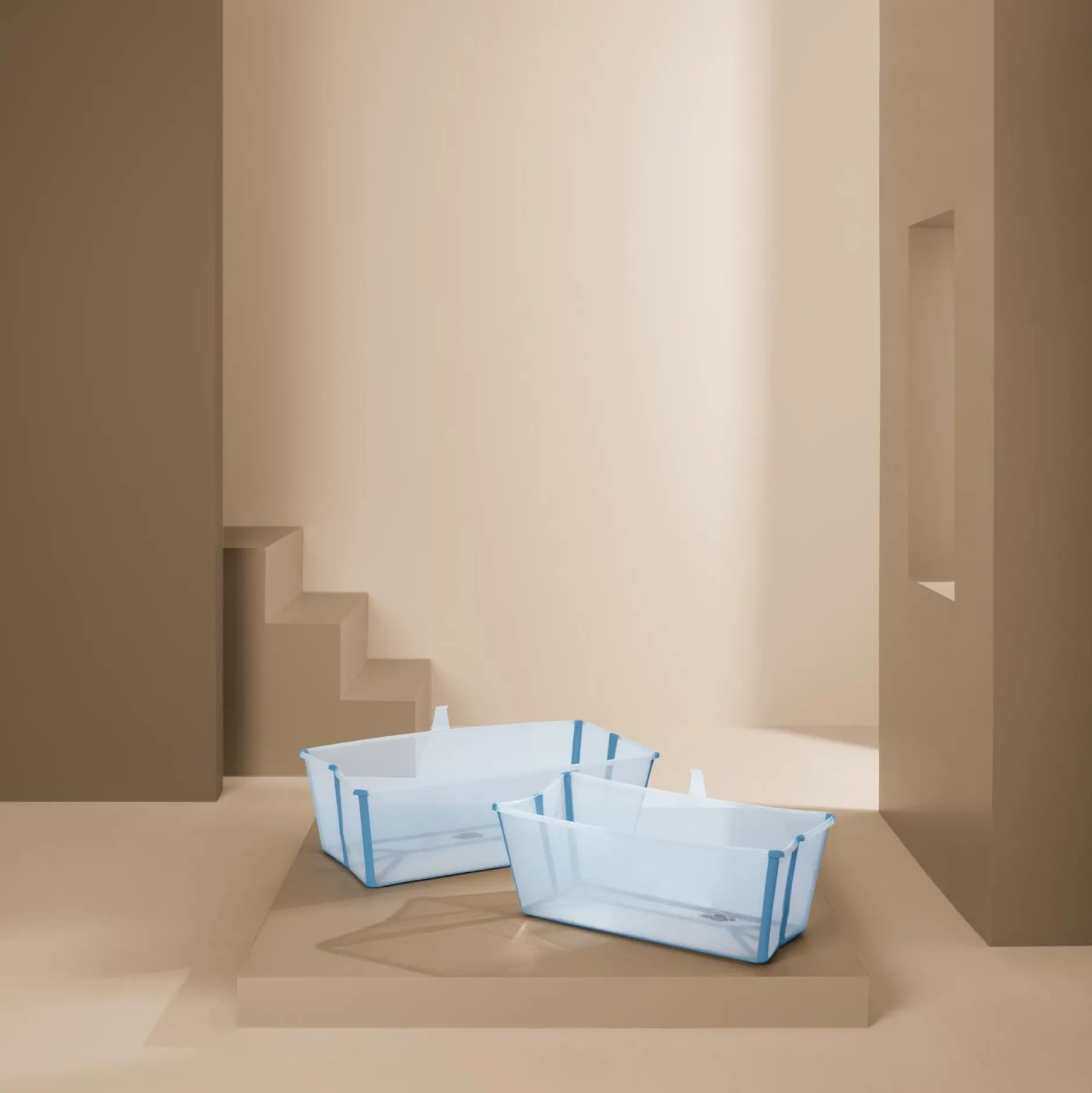 Opvouwbare Babybadjes*Stokke Flexi Bath blauw