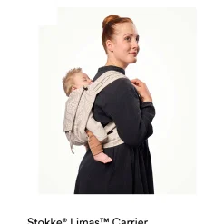 Draagzakken & Doeken*Stokke LIMAS Draagzak Floral Beige