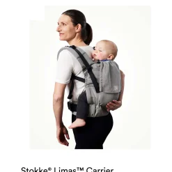 Draagzakken & Doeken*Stokke LIMAS Flex Draagzak Floral Beige