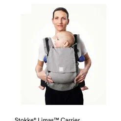 Draagzakken & Doeken*Stokke LIMAS Flex Draagzak Floral Beige