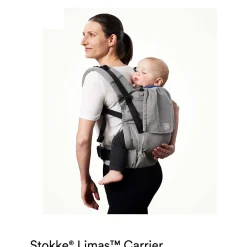 Draagzakken & Doeken*Stokke LIMAS Flex Draagzak Floral Beige