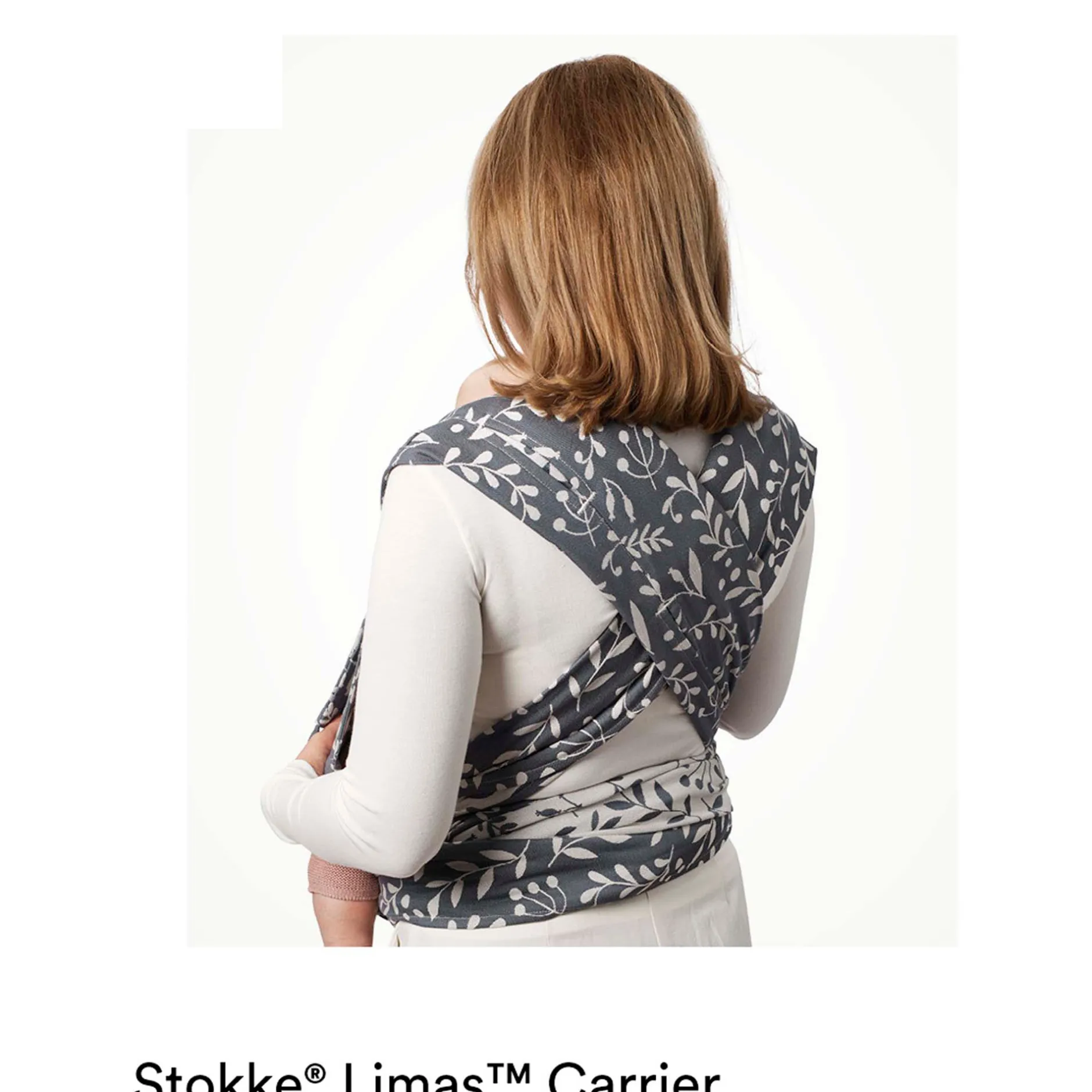 Draagzakken & Doeken*Stokke LIMAS Plus Draagzak Floral Beige