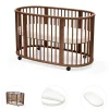 Bundels & Combideals|Ledikanten*Stokke Sleepi Bed bundel warm bruin met matras & hoeslaken