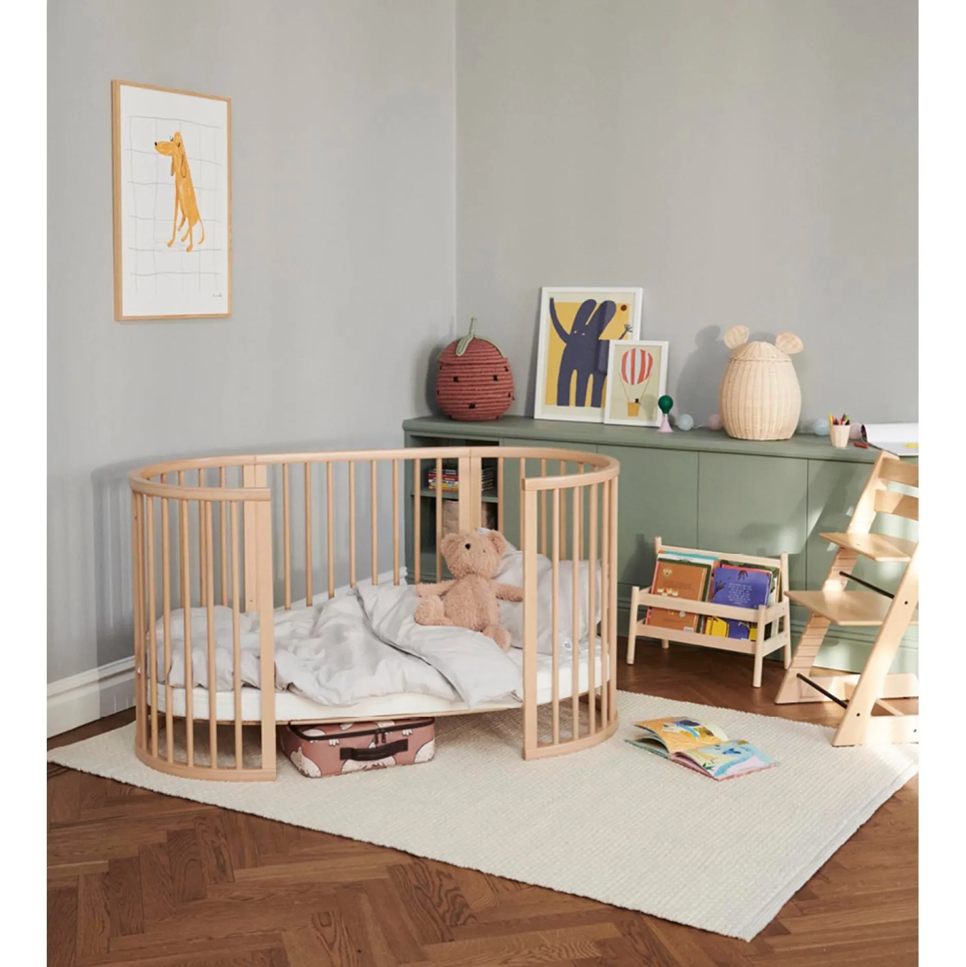 Bundels & Combideals|Ledikanten*Stokke Sleepi Bed bundel naturel met matras & hoeslaken