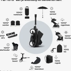 Voetenzakken|Buggy’S*Stokke Yoyo voetenzak Black