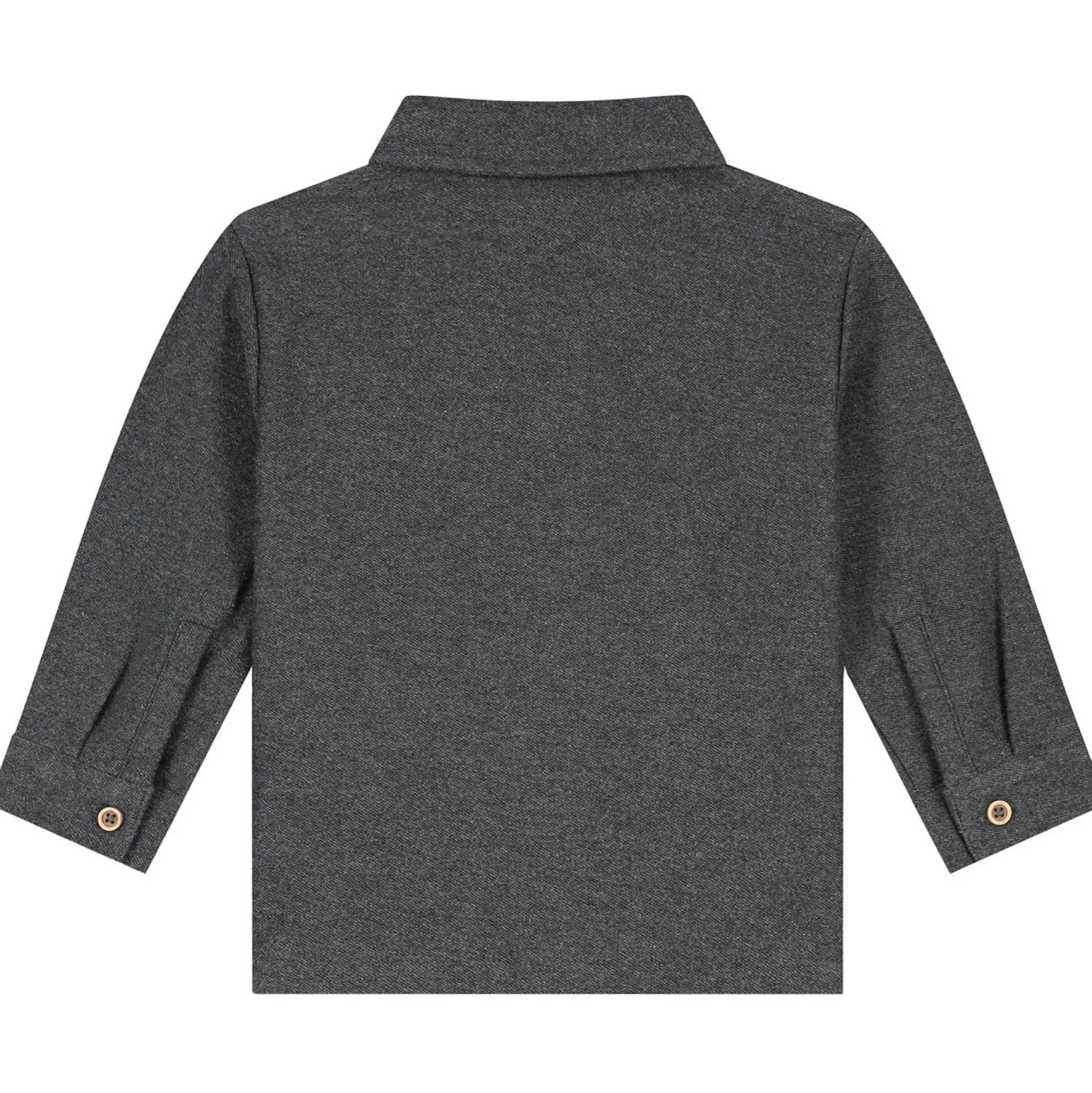 Shirts & Blouses|Shirts & Blouses*Sweet Petit baby blouse Jack lange mouwen effen grijs Anthra Grey Melange