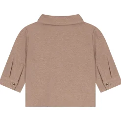 Shirts & Blouses|Shirts & Blouses*Sweet Petit baby blouse lange mouwen effen bruin DarkSand Melange