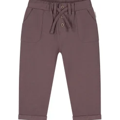 Broeken & Tuinbroeken|Broeken*Sweet Petit baby broek Benja effen bruin Dark Mud Brown