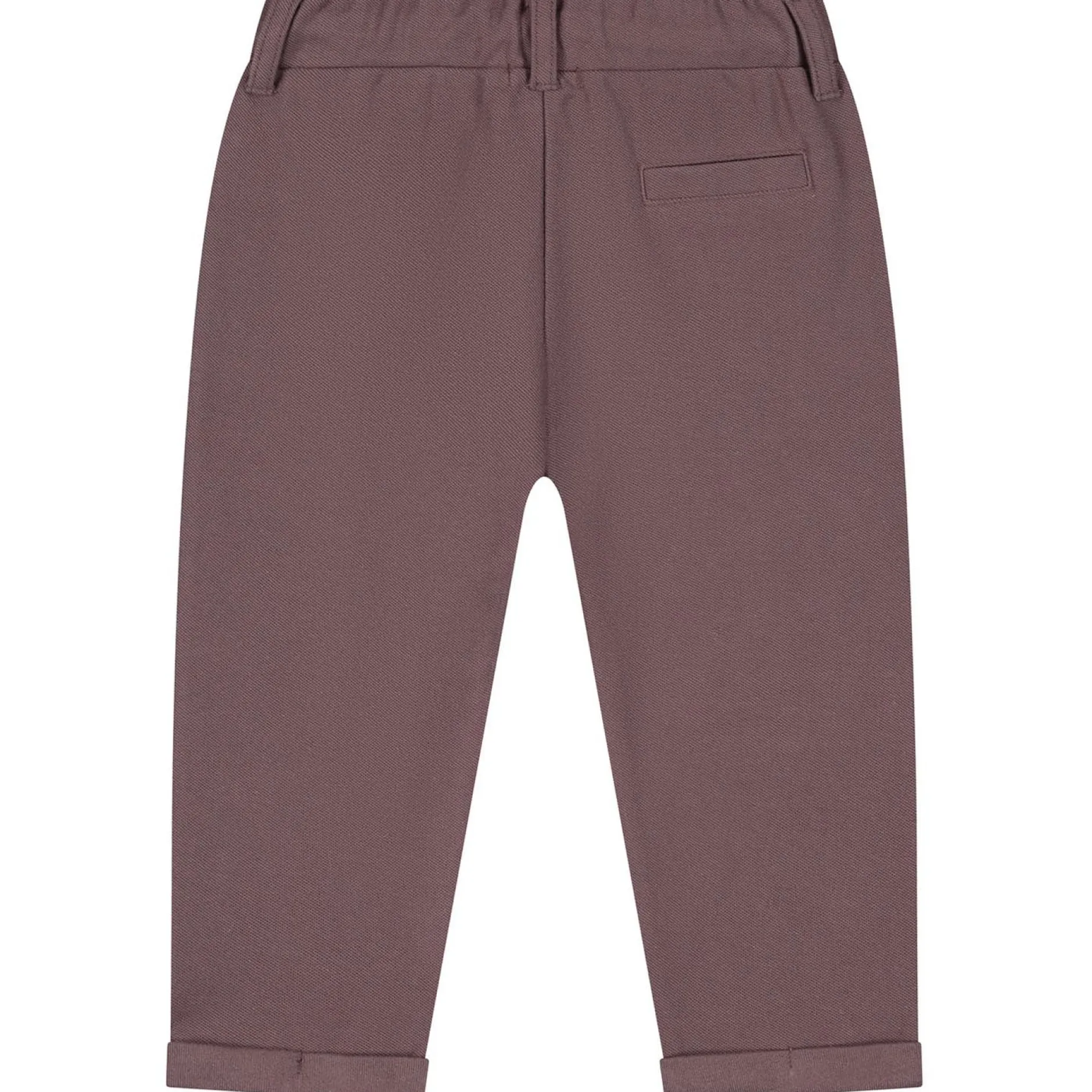 Broeken & Tuinbroeken|Broeken*Sweet Petit baby broek Benja effen bruin Dark Mud Brown