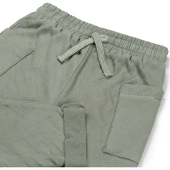 Broeken & Tuinbroeken|Broeken*Sweet Petit baby broek effen groen Sage Green