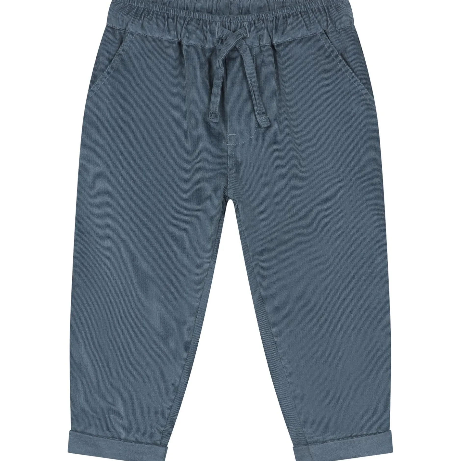 Broeken & Tuinbroeken|Broeken*Sweet Petit baby broek Goof effen blauw Midnight Blue