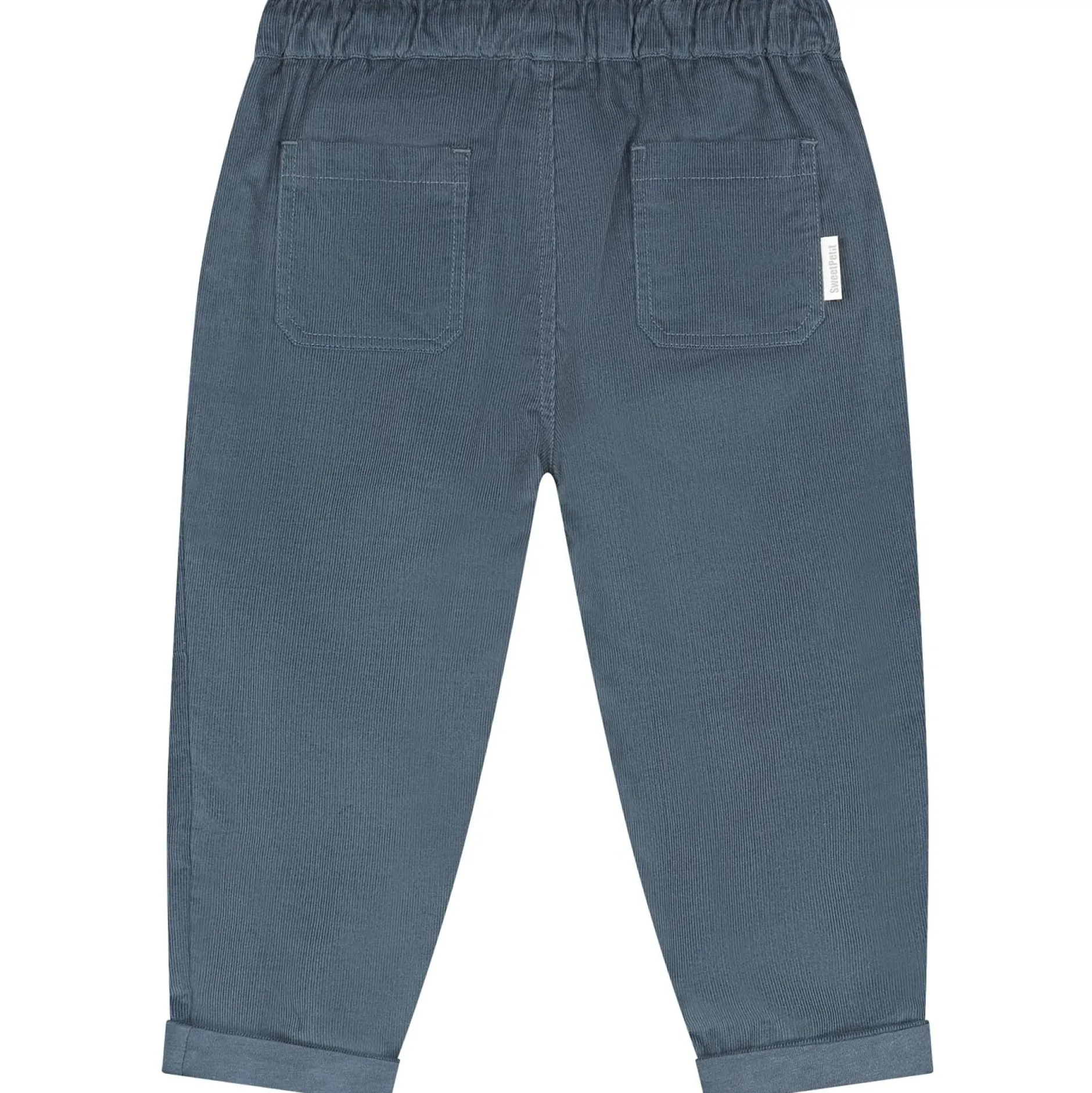 Broeken & Tuinbroeken|Broeken*Sweet Petit baby broek Goof effen blauw Midnight Blue