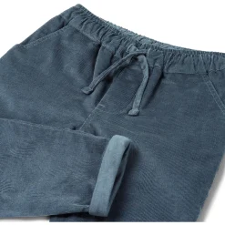 Broeken & Tuinbroeken|Broeken*Sweet Petit baby broek Goof effen blauw Midnight Blue