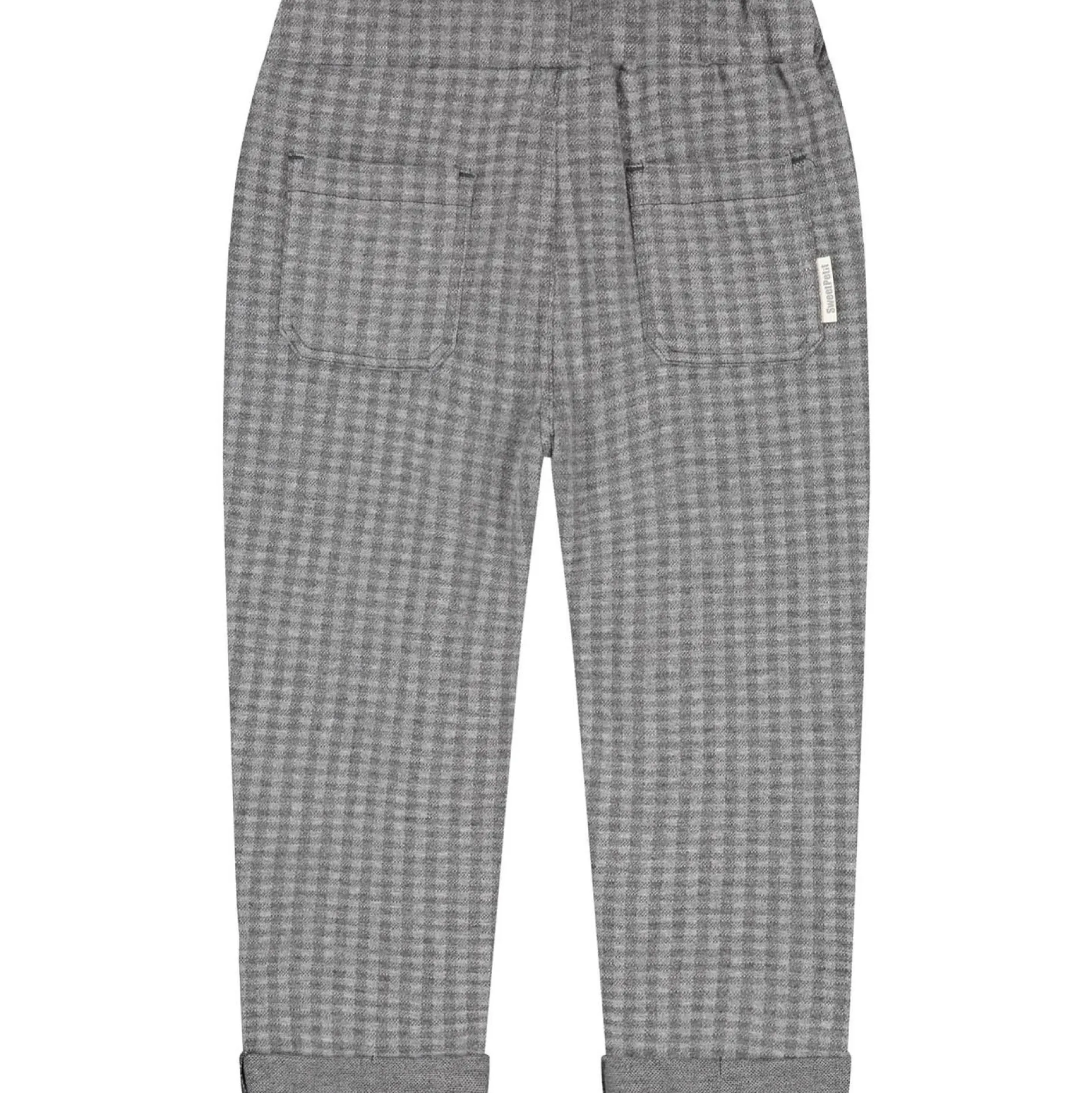 Broeken & Tuinbroeken|Broeken*Sweet Petit baby broek Goof ruit grijs Mid Stone Melange