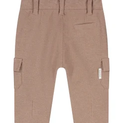 Broeken & Tuinbroeken|Broeken*Sweet Petit baby broek lange mouwen effen bruin DarkSand Melange