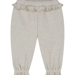 Broeken & Leggings|Broeken*Sweet Petit baby broek Noor  effen beige Dark Brown Melange