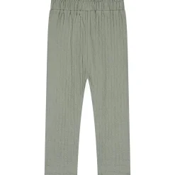 Broeken & Leggings|Broeken*Sweet Petit baby broek Puck  effen groen Sage Green
