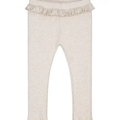 Broeken & Leggings|Leggings*Sweet Petit baby legging Pien effen beige Soft Ecru Melange