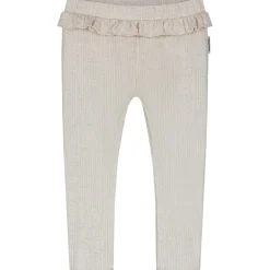 Broeken & Leggings|Leggings*Sweet Petit baby legging Pien  effen beige Soft Ecru Melange