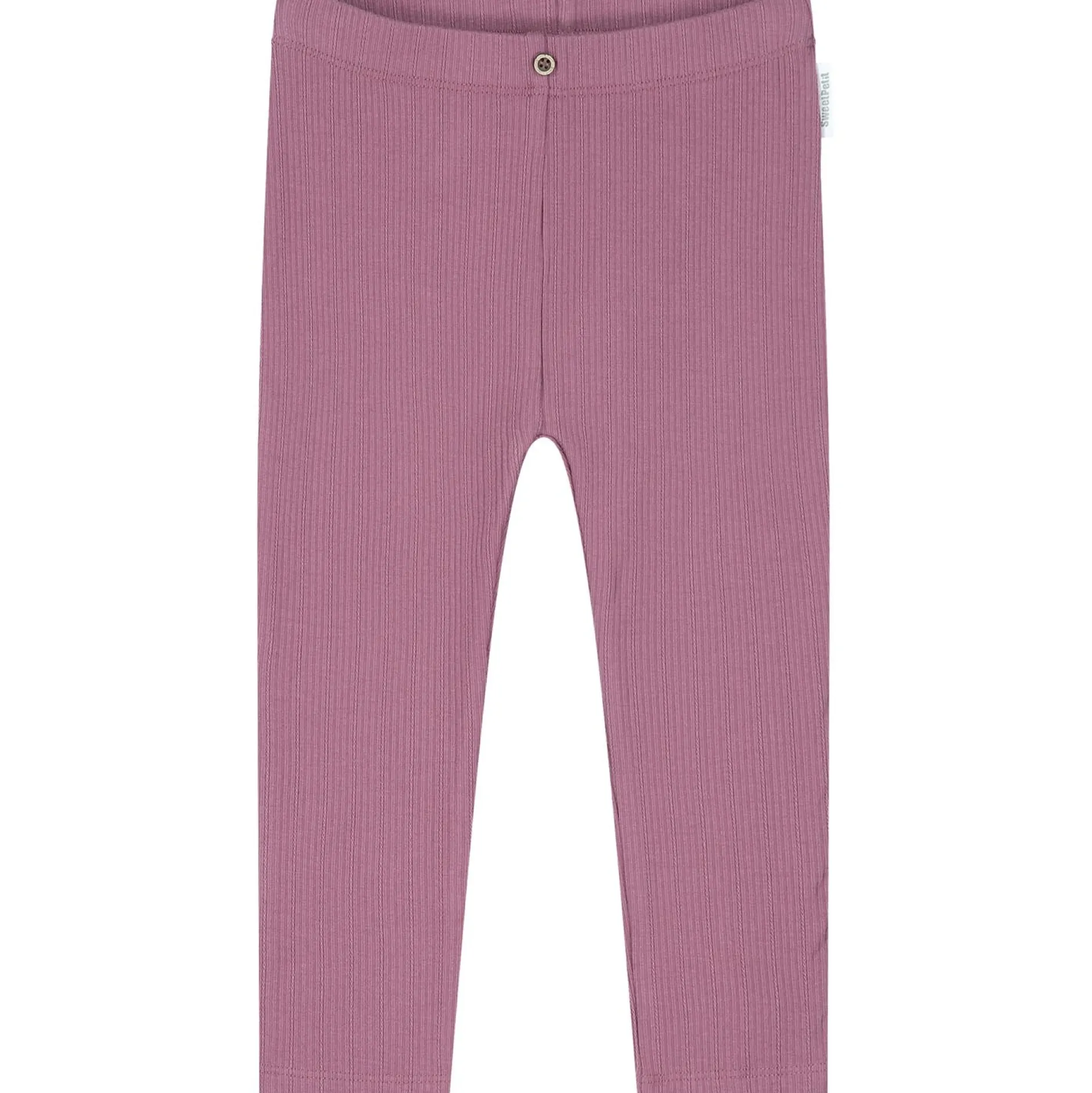 Leggings|Broeken & Leggings*Sweet Petit baby legging Veerle effen roze Dark Mauve Purple