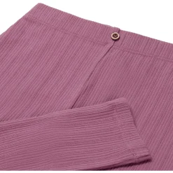 Leggings|Broeken & Leggings*Sweet Petit baby legging Veerle effen roze Dark Mauve Purple