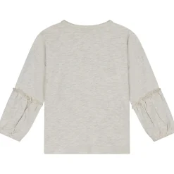 Shirts & Blouses|Shirts & Blouses*Sweet Petit baby shirt Else lange mouwen printopdruk beige Soft Ecru Melange
