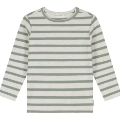 Shirts & Blouses|Shirts & Blouses*Sweet Petit baby shirt lange mouwen strepen groen Sage Green