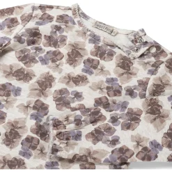 Shirts & Blouses|Shirts & Blouses*Sweet Petit baby shirt Lin lange mouwen bloemen multi Soft Ecru Melange