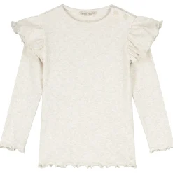 Shirts & Blouses|Shirts & Blouses*Sweet Petit baby shirt Meave lange mouwen effen wit Soft Ecru Melange