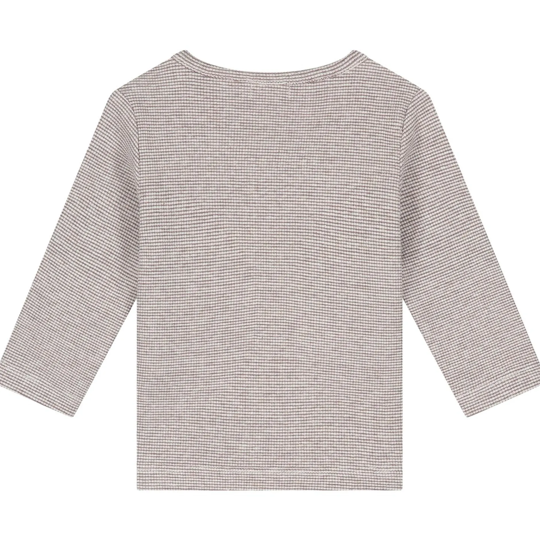 Shirts & Blouses|Shirts & Blouses*Sweet Petit baby shirt Mees lange mouwen effen bruin Dark Mud Brown