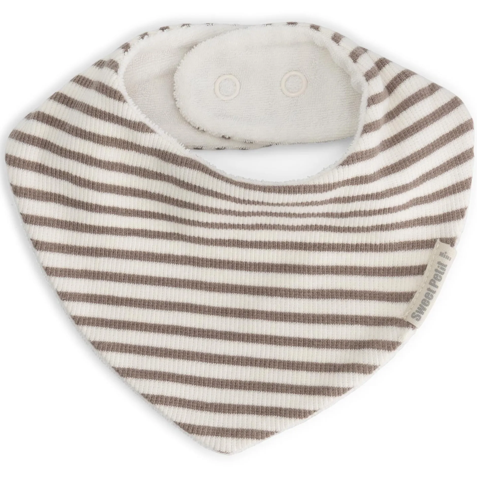 Slabbetjes*Sweet Petit Mini bandana 2 stuks grijs