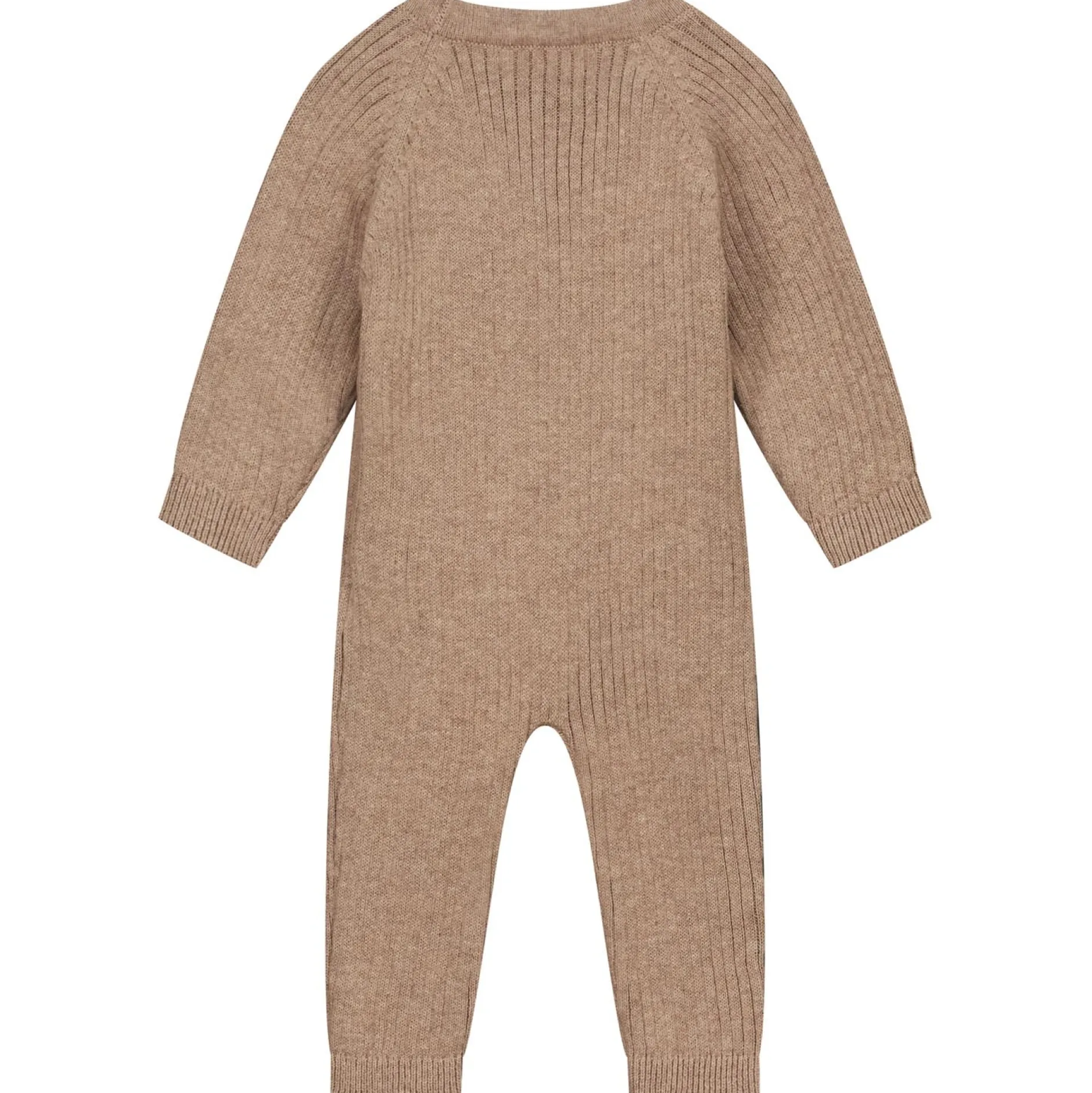 Boxpakjes|Boxpakjes & Jumpsuits*Sweet Petit Mini boxpakje lange mouwen effen bruin Mid Brown Melange