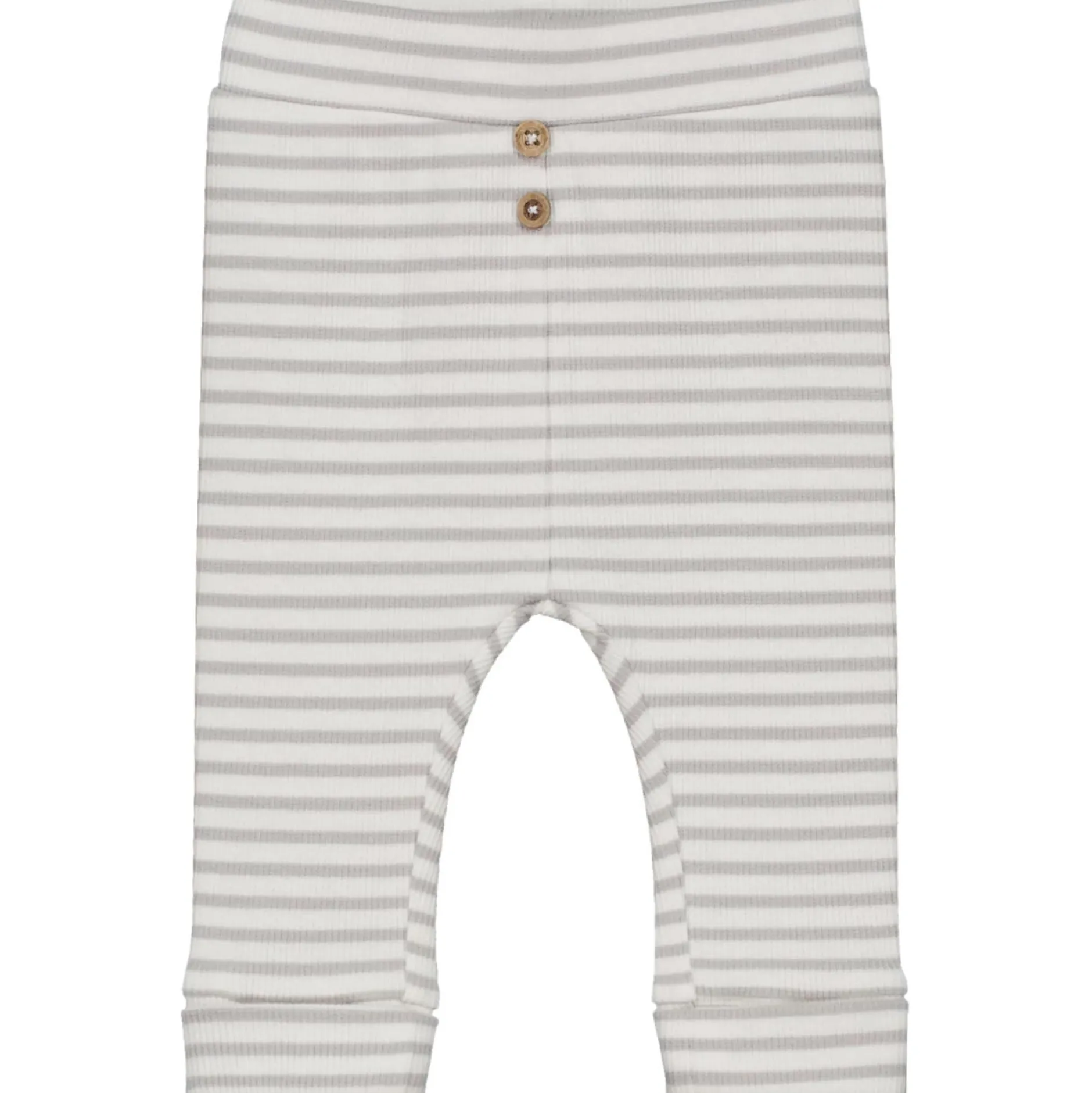 Broeken & Tuinbroeken|Broeken & Leggings*Sweet Petit Mini broek rib strepen grijs Soft Stone Melange