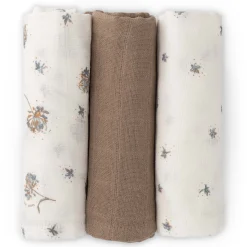 Doeken & Luiers*Sweet Petit Mini hydrofiele luiers 3 stuks  beige