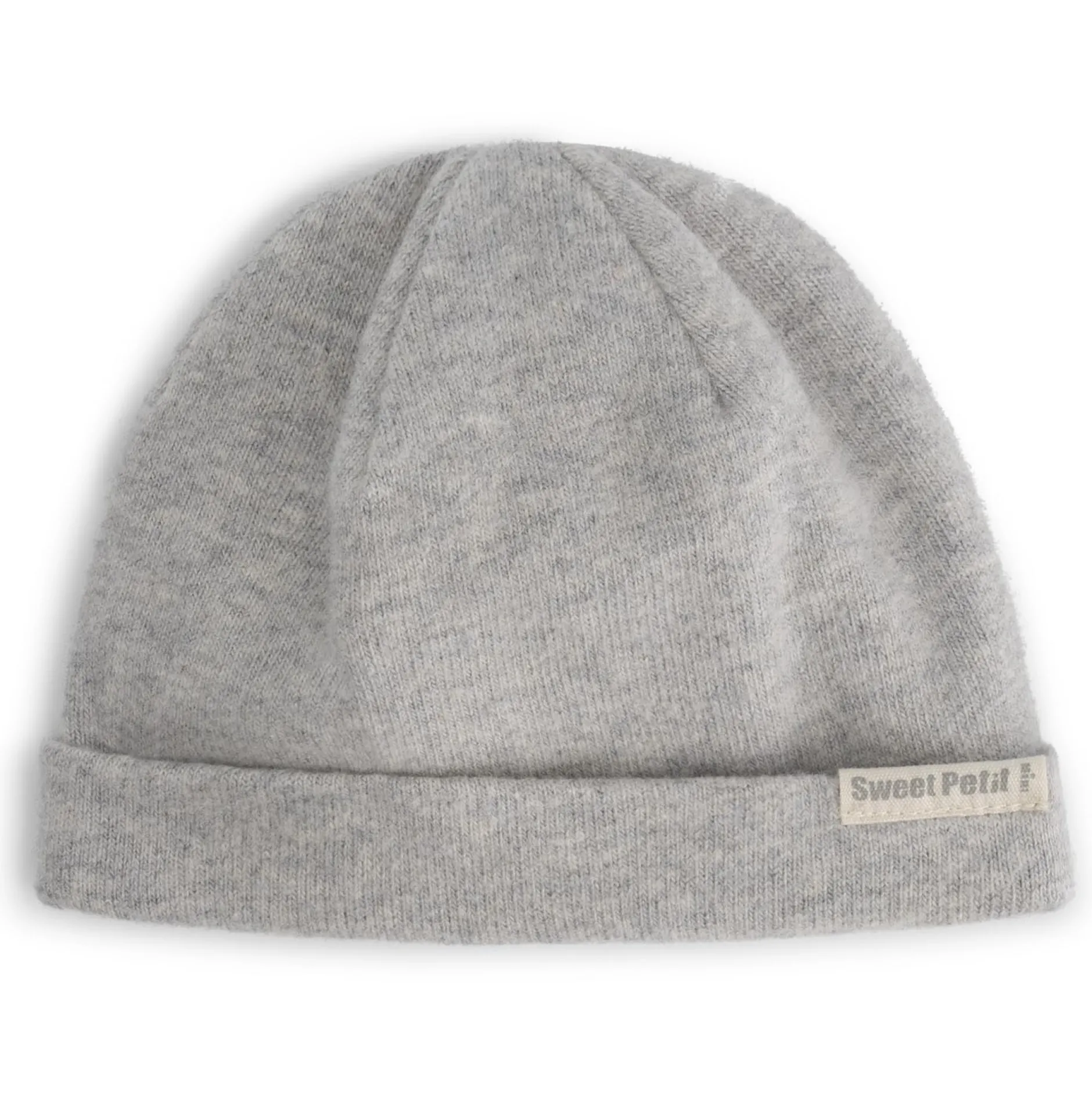 Accessoires|Accessoires*Sweet Petit Mini muts grijs Soft Stone Melange