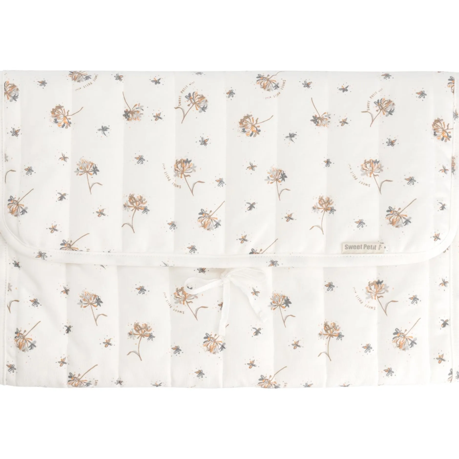 Luiertassen*Sweet Petit Mini verschoningsmatje Ivory White