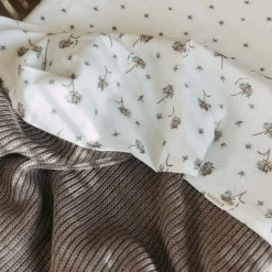 Dekens*Sweet Petit Mini wiegdeken bruin