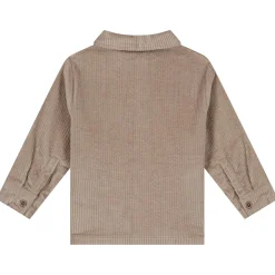 Shirts & Blouses|Shirts & Blouses*Sweet Petit peuter blouse Jack lange mouwen effen taupe Light Clay