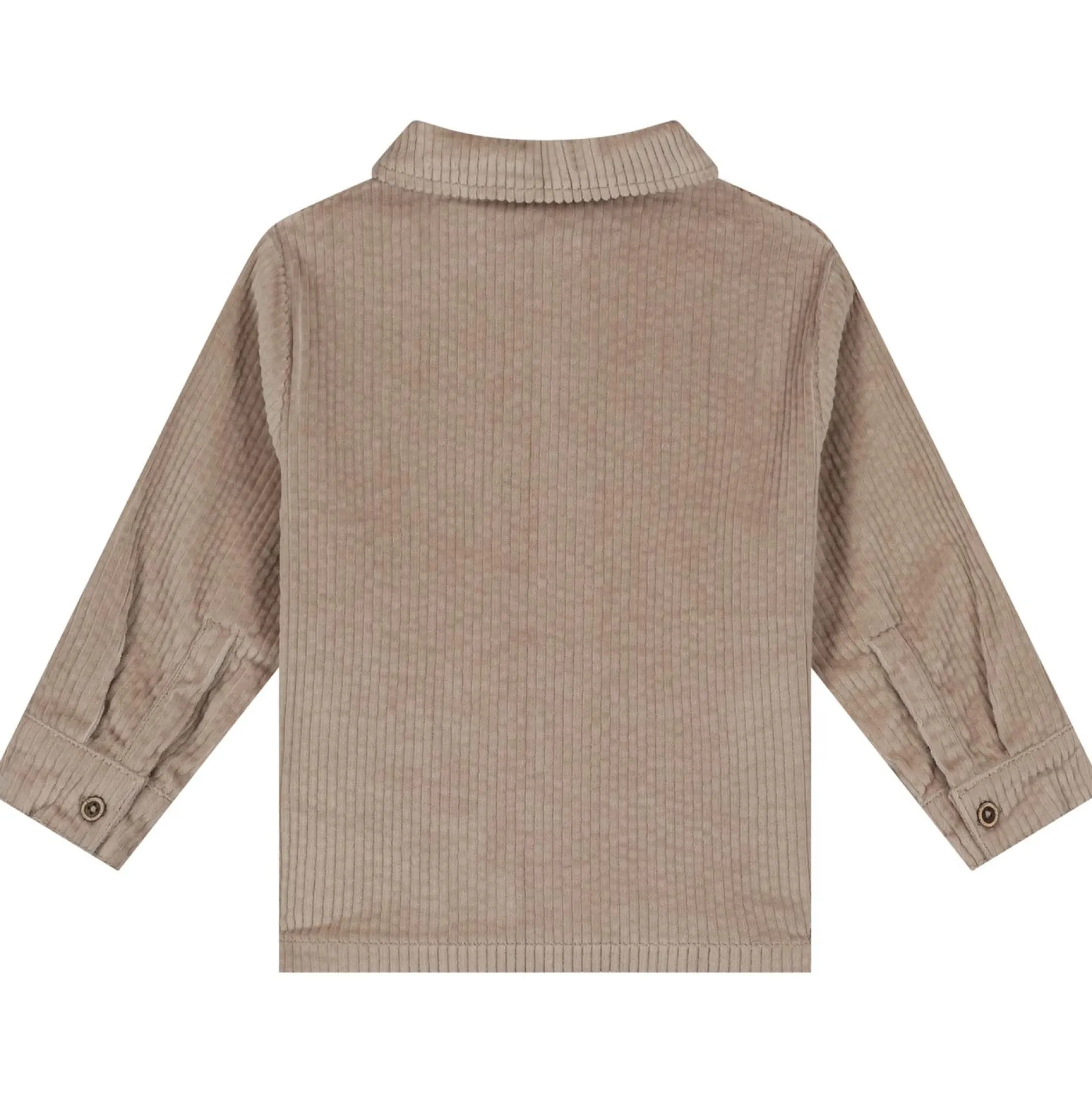 Shirts & Blouses|Shirts & Blouses*Sweet Petit peuter blouse Jack lange mouwen effen taupe Light Clay