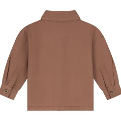 Shirts & Blouses|Shirts & Blouses*Sweet Petit peuter blouse lange mouwen effen bruin Red Brown