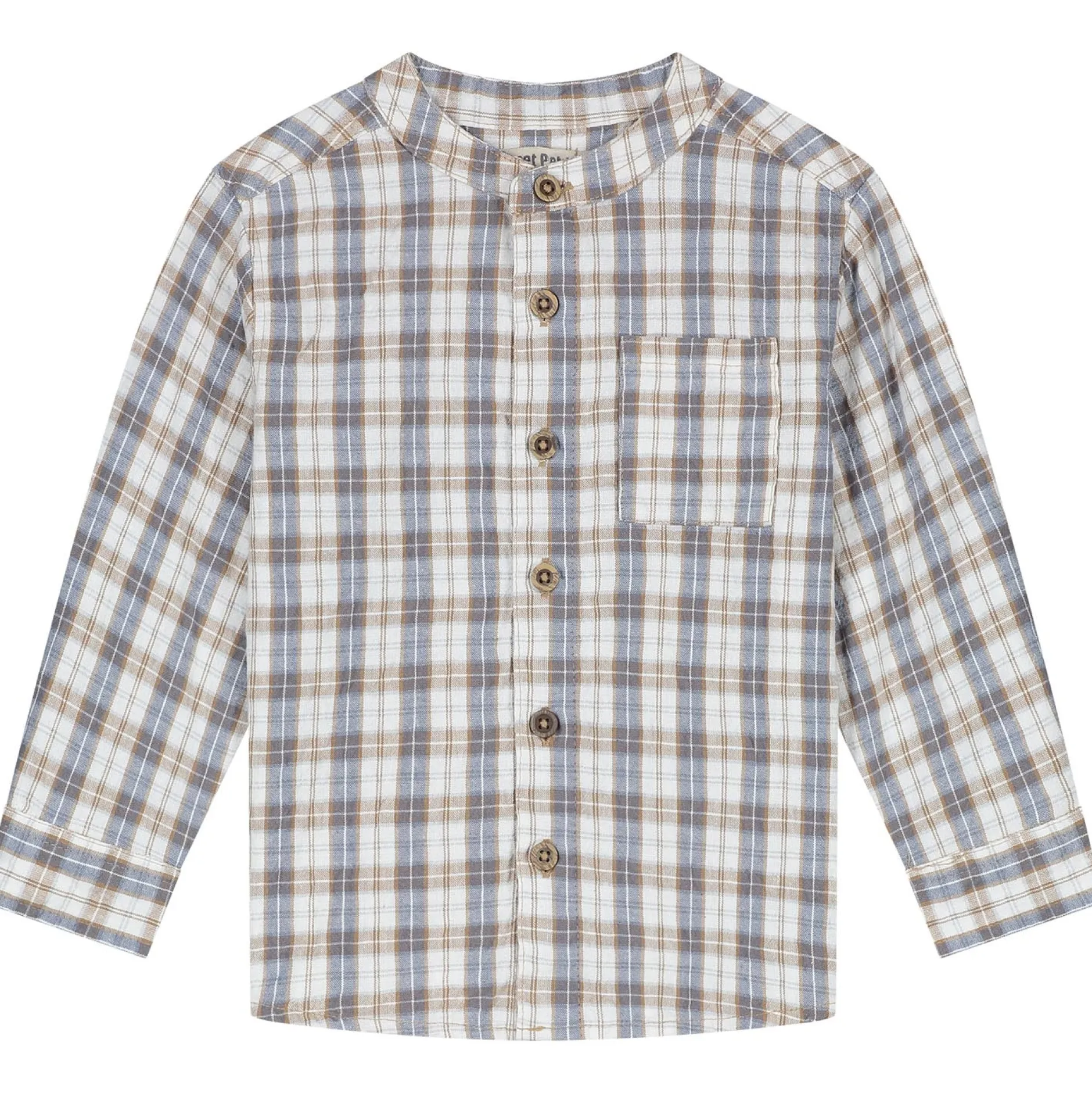 Shirts & Blouses|Shirts & Blouses*Sweet Petit peuter blouse Jur lange mouwen ruit Multi