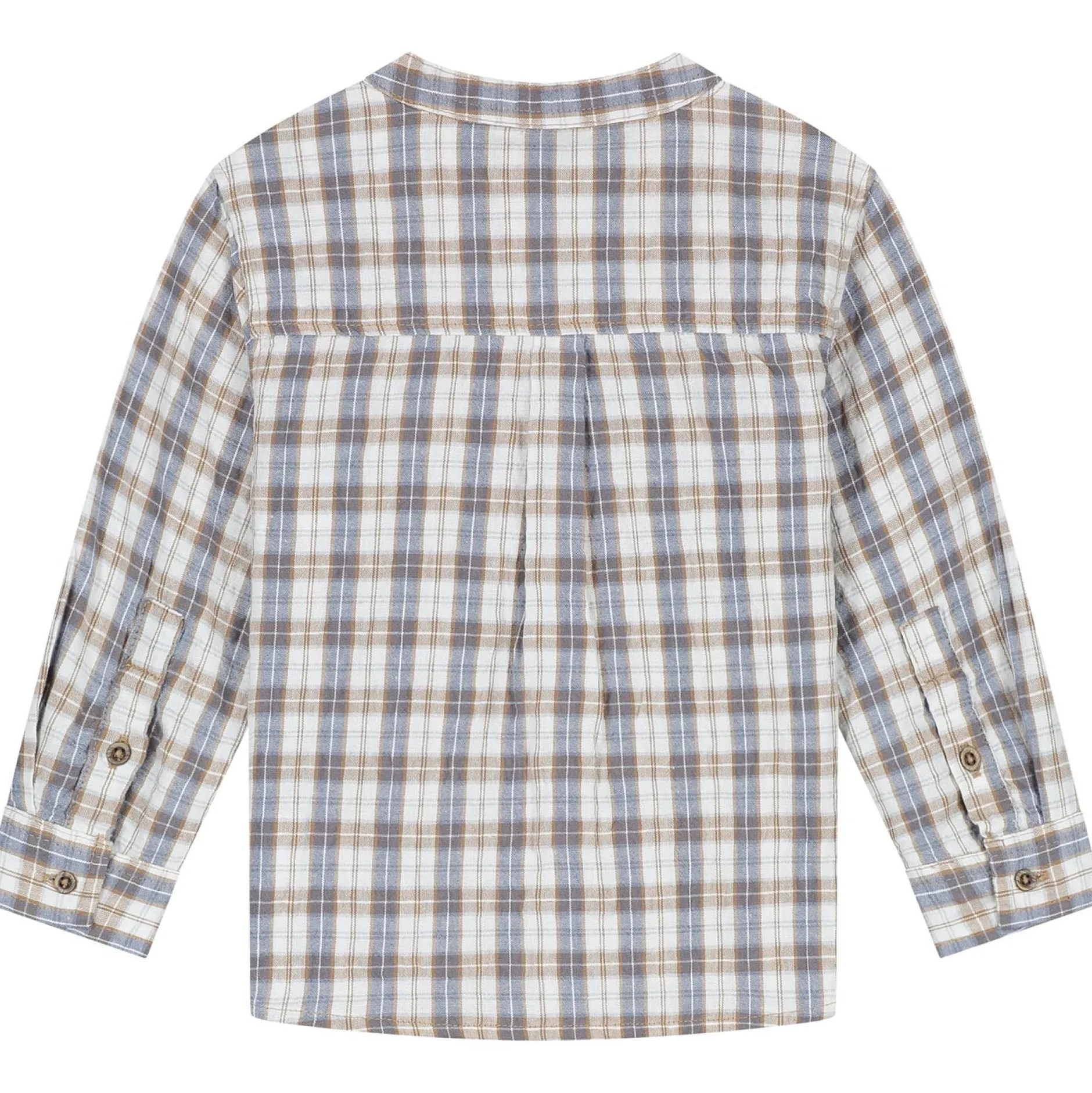Shirts & Blouses|Shirts & Blouses*Sweet Petit peuter blouse Jur lange mouwen ruit Multi