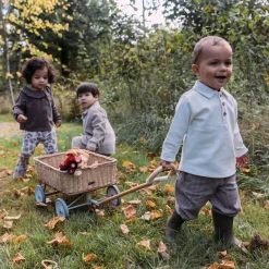 Broeken & Tuinbroeken|Broeken & Leggings*Sweet Petit peuter broek Goof ruit bruin Dark Brown Melange
