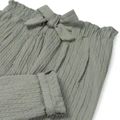 Broeken & Leggings|Broeken & Leggings*Sweet Petit peuter broek Puck effen groen Sage Green