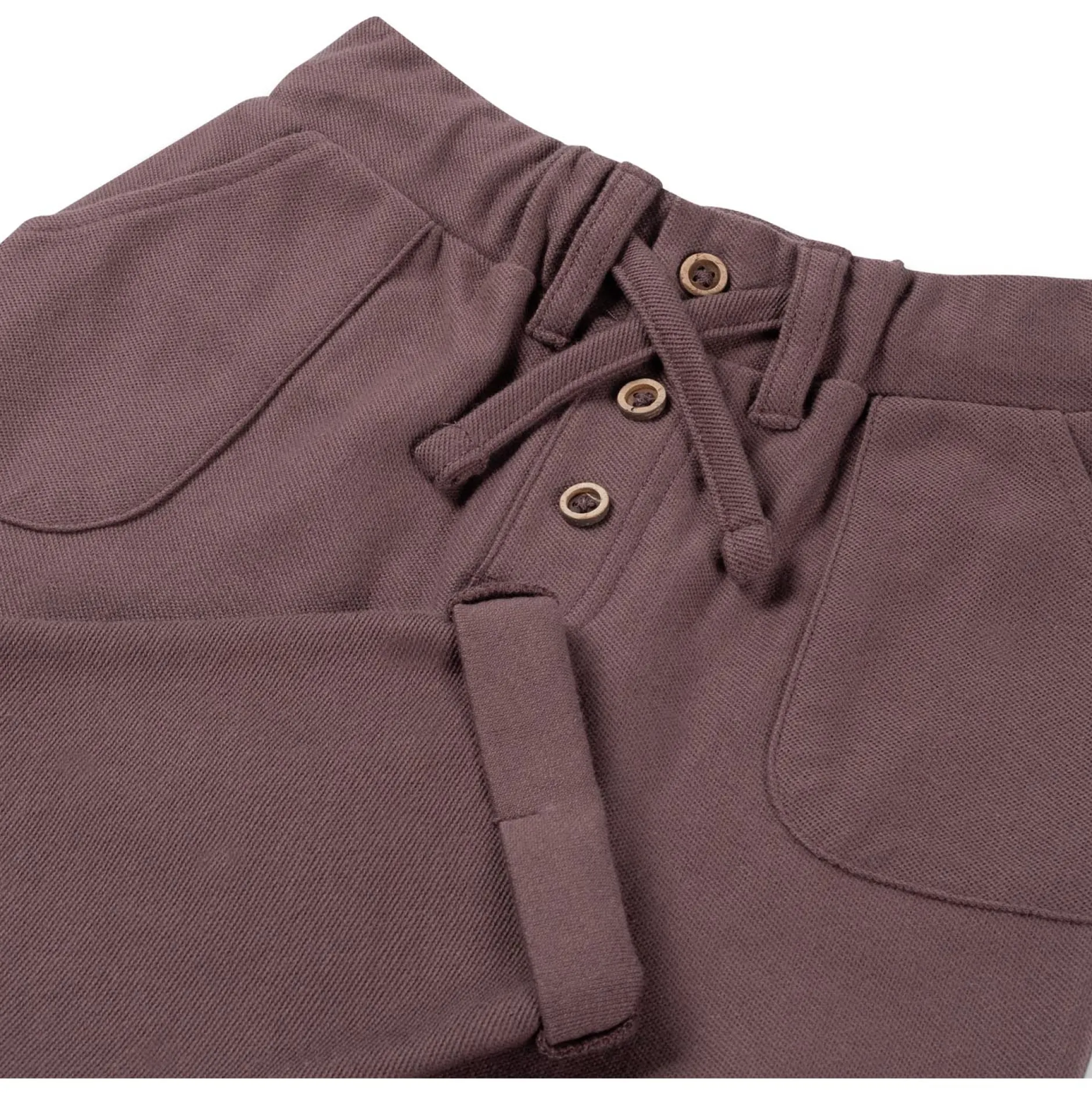Broeken & Tuinbroeken|Broeken & Leggings*Sweet Petit peuter broek Benja effen bruin Dark Mud Brown
