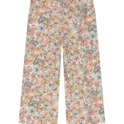 Broeken & Leggings|Broeken & Leggings*Sweet Petit peuter broek Maysa  bloemen beige Soft Ecru Melange