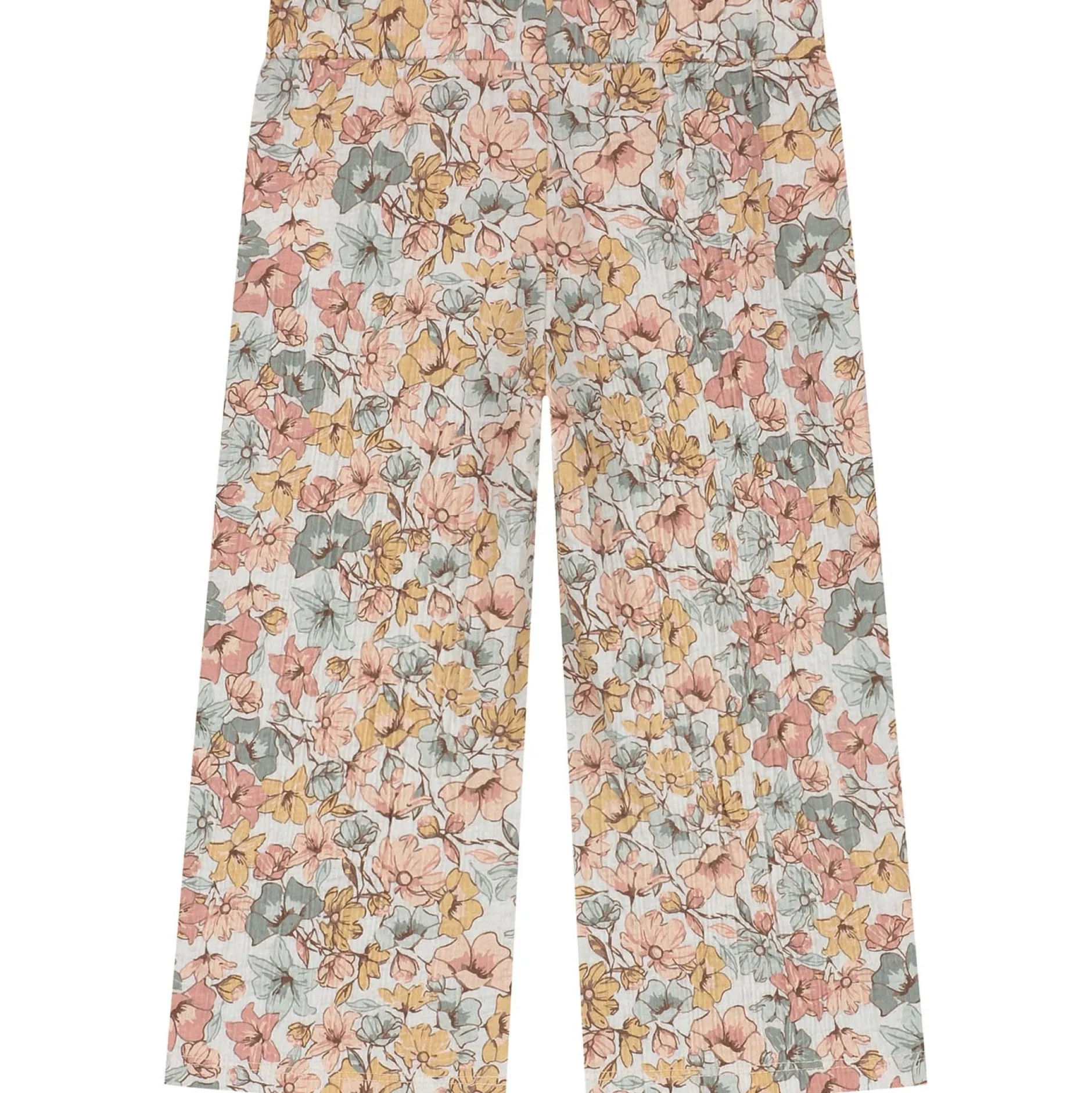 Broeken & Leggings|Broeken & Leggings*Sweet Petit peuter broek Maysa bloemen beige Soft Ecru Melange