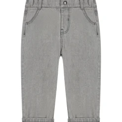 Jeans|Broeken & Tuinbroeken*Sweet Petit peuter broek Riv effen grijs Dark Grey Denim